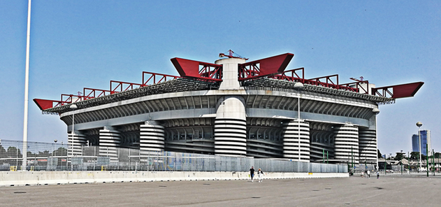 San Siro – stadion dvou velkoklubů - Miláno - Italie - cestování - dovolená v itálii - Panda na cestach - panda1709